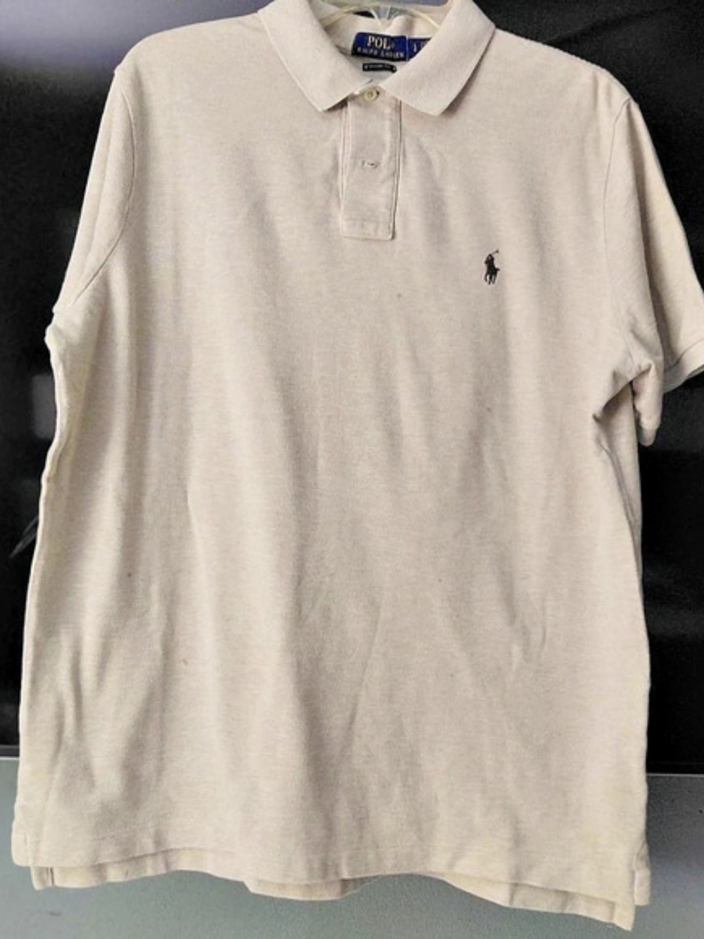 Polo Ralph Lauren Classic Fit Polo Shirt in Beige Size XL